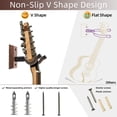 thumbnail image 4 of Soporte de pared para guitarra VEINTICO Classic Deep Cradle en forma de V, 4 of 6