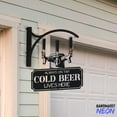 thumbnail image 4 of Handmadetneonsign Beer Hanging Sign, Beer Bar Outdoor Hanging Sign, Beer Bar Pub Metal Business Sign 95570, 4 of 5