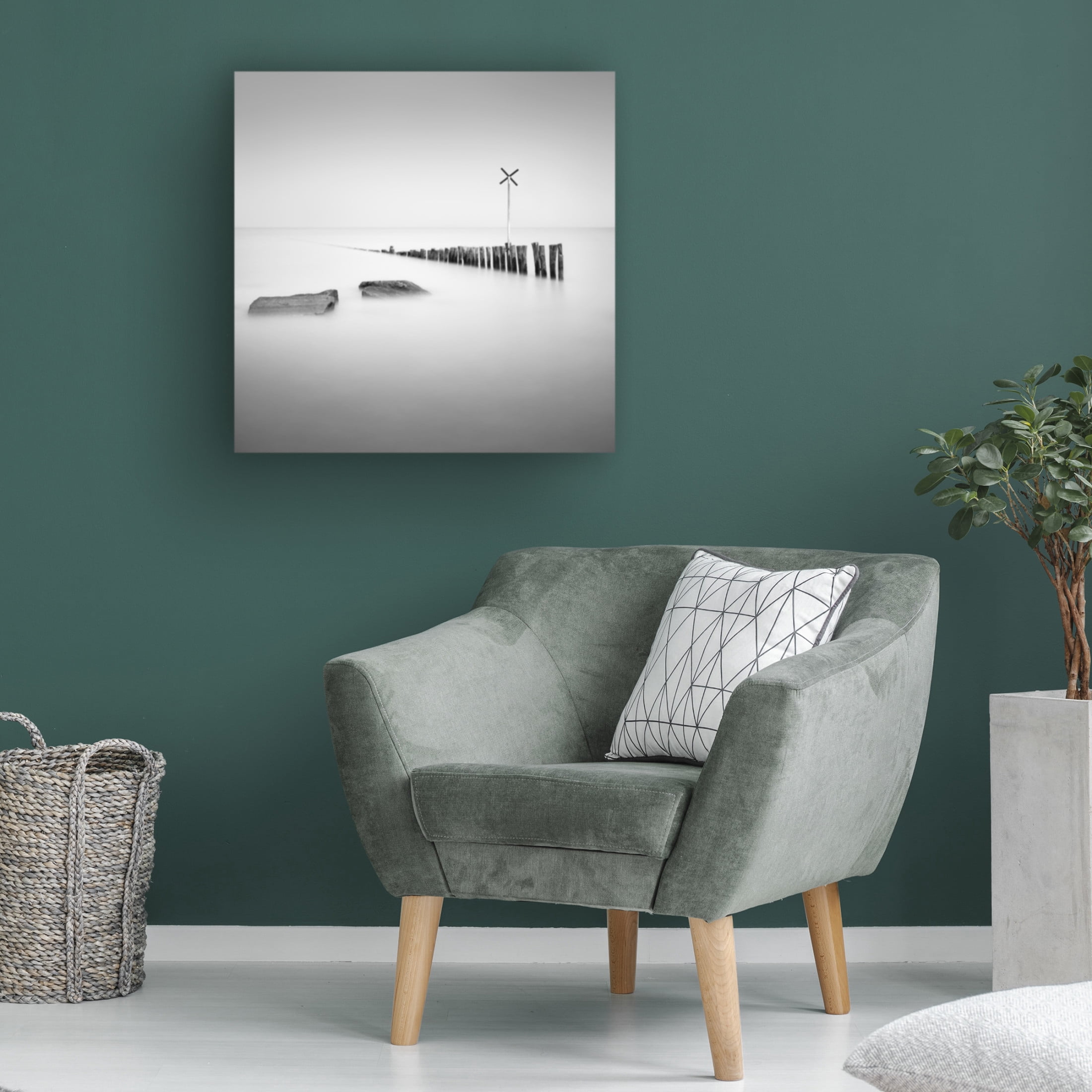 Canvas Wall Art - Christophe Staelens 'X Stands For' Wall Art for Living Room, Bedroom, or Office D?cor by Trademark Fine Art - 35 x 35 Inches