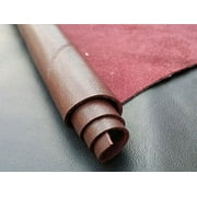 LEATHER HIDES - COW SKINS VARIOUS COLORS &amp; SIZES (20 Square Foot, Burgundy)