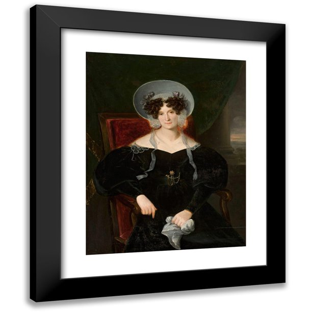 Anonymous 15x18 Black Modern Framed Museum Art Print Titled Portrait Of Zofia Potocka Nee Anonymous 15x18 Black Modern Framed Museum Art Print Titled Portrait Of Zofia Potocka Nee