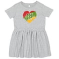 thumbnail image 3 of Inktastic Juneteenth 1865 Heart Girls Toddler Dress, 3 of 5