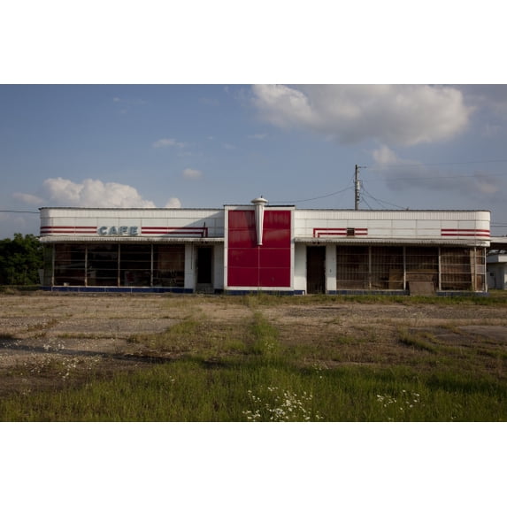 Print: Historic Buildings In Tuskegee, Alabama, 2010