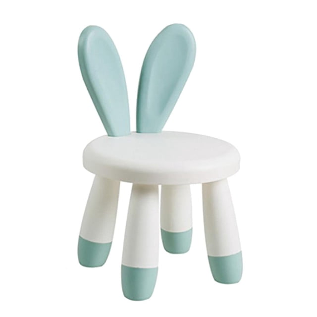 Silla del taburete para niños Baoblaze con respaldo de animal B_Verde