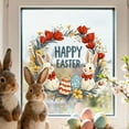 thumbnail image 6 of Hometravel Easter Bunny Egg Butterfly Window Clings, Removable Electrostatic Stickers for Holiday Decor, Festive Spring Window Decals for Glass, Colorful Cling Film for Home and Party, 6 of 6