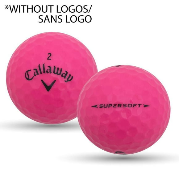 Mulligan - 36 balles de golf récupérées Callaway Supersoft 5A Pristine, Rose