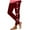 Red, variant on Lenpel Women's Christmas Leggings High Waisted Full Length Printed Workout Yoga Pants Soft Pants