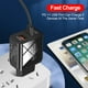 thumbnail image 4 of Cargador de teléfono Kearding 20W puerto dual AC100-240V, 4 of 6