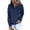 Navy, variant on cocolona Womens 2025 Hoodie Fall Winter Long Sleeve Button Collar Hooded Sweatshirts Oversized Hoodies Trendy Pullover Tops