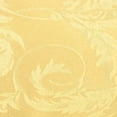 thumbnail image 2 of Ultimate Textile (10 Pack) Damask Melrose 90-Inch Round Tablecloth - Home Dining Collection - Floral Leaf Scroll Jacquard Design, Gold, 2 of 3