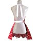 thumbnail image 3 of Mujer Niña Algodón Lunares Salón Cocina Vintage Delantal Vestido Afortunado Sencillez, 3 of 4