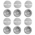 thumbnail image 2 of Dritz 1-1/8" Half Ball Cover Buttons, Nickel, 6 Pc, 2 of 2