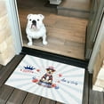 thumbnail image 2 of Happy 4th of July Patriotic Jack Russell Terrier Marching Band Uniform Balloons Fireworks Doormat Parson Jack Dog Lover Indoor Outdoor Welcome Mat - 13009, 2 of 5