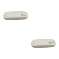 thumbnail image 3 of crativent Lunettes en Cuir pour Hommes Femmes Enfants Étui de Lecture Rigide Blanc 2Ensemble, 3 of 6