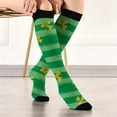 thumbnail image 2 of St. Paddy's Day Men Women Fun Crazy Printed Socks Cozy Breathable Cotton Novelty Ventilate Socks Thermal Stockings for Women, 2 of 7