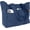 Sapphire Blue, variant on 26L + Unstructured Ext Large Canvas Tote Bag for Women, Open Top, No Zipper, Laptop Sleeve, 3 Pockets, 23x14x7 in