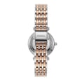 thumbnail image 2 of Fossil Womens Carlie Mini Quartz Stainless Steel Three-Hand Watch, Color: Rose Gold/Silver Model: ES4649, 2 of 4
