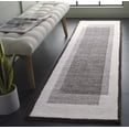 thumbnail image 2 of SAFAVIEH Audrey Sharyl Geometric Runner Rug, Dark Grey/Ivory, 2'3" x 8', 2 of 6