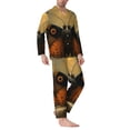 thumbnail image 2 of Kdxio Majestic Butterfly Sunset Men’s Pajama Set Pajamas For Men 2 Piece PJ Set with Men Pajama Pants and Long Sleeve T-Shirt Lounge Set-XX-Large, 2 of 7