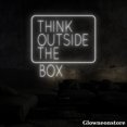 thumbnail image 4 of Glowneon Think Outside the Box Neon Sign, Motivation Quote Neon Sign, Coffee Shop Decor, 4 of 5