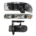 thumbnail image 4 of Brock Replacement Driver and Passenger Side Halogen Combination Headlight Assemblies, Fog Light Assemblies & Signal Marker Light Units 6 Piece Set Compatible with 99-02 Sierra & 00-06 Yukon & Yukon XL, 4 of 9