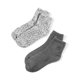 thumbnail image 2 of Calcetines Earth Therapeutics con aloe vera y vitamina E, color gris, 2 pares, 2 of 4