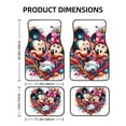 thumbnail image 2 of Cartoon Mickey Mouse And Minnie Mouse Car Floor Mats Universal Floor Mats for Cars Front Rear Car Foot Mats Cute Anime Pattern Car Accessories for Trucks, 2 of 5