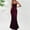 Solid Color, variant on CALAFEBILA Womens Dresses Sleeveless V-neck Solid Color Maxi Bodycon Dress Wrap Lace-up Tank Dress Long Dresses