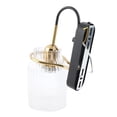 thumbnail image 1 of Lámpara De Pared Retro E26/E27, Elegante, Resistente Al óxido, De Alta Transmitancia De Luz, 110V-240V, Lámpara De Pared Con Pantalla De Cristal De 60W Para Cabecera Para, 1 of 7