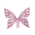 thumbnail image 4 of Alas de hada, alas de mariposa para niñas, disfraz de Halloween y Navidad, brillantes. Rosa, 4 of 9