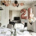 thumbnail image 4 of 40" Single Silver Digital Number Balloons Aluminum Hanging Foil Film Balloon Mylar Balloons Party Decoration (40",Number 4), 4 of 4