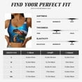 thumbnail image 2 of Sports Bra For Women, Ice Blue Ocean Sea Turtle Sports Bras For Women High Support, Workout Tank Tops Woman With Removable Cups, 2 of 8