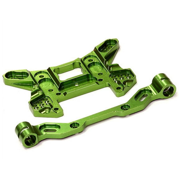 Integy RC Toy Model Hop-ups C24647GREEN Billet Machined Rear Shock Tower for HPI 1/8 Apache SC & C1 Flux