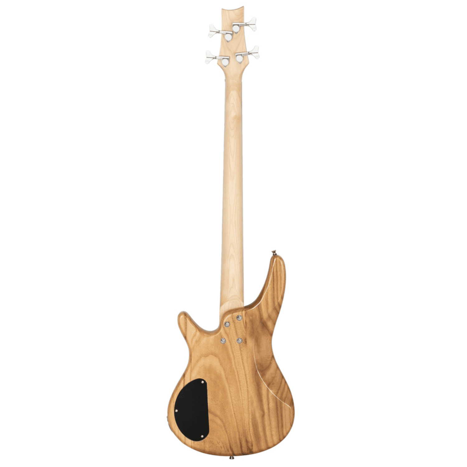 Hassch Full Size Electric Bass Guitar, 4 String Bass Beginner Kit with Bag, Strap, Plectrum, Amp Wire and Wrench Tool, Burlywood