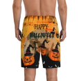 thumbnail image 3 of Kdxio Halloween 3 Print Mens Sleep Shorts Bottoms Soft Comfy Pajama Wear Pants with Drawstring Pockets, 3 of 7