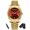 Gold Red, variant on Men's Luxury Simple Business Temperament Automatic Calendar Waterproof Quartz Watch