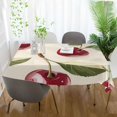 thumbnail image 3 of Yayeee Tablecloths 54" x 54" Rectangle Wrinkle Resistant Party Table Cover, Cute Cherry, 3 of 8