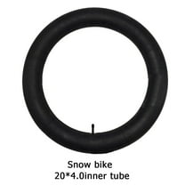 Gerich Bike Inner Tube 20*4 inch Wided Rubber Spare Tube for Snowmobiles Bicycles