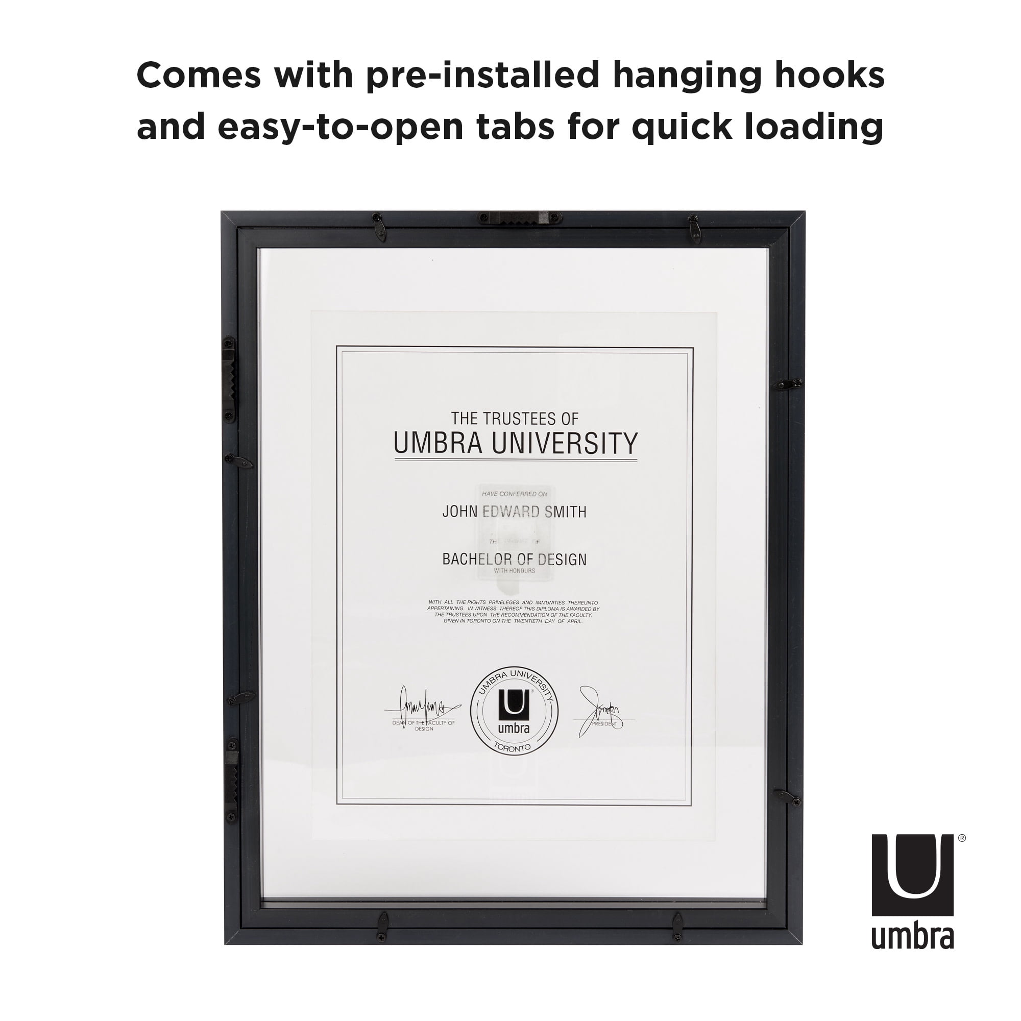 Umbra Document Frame 11"x14" Diploma, Certificate, Photo Or Artwork