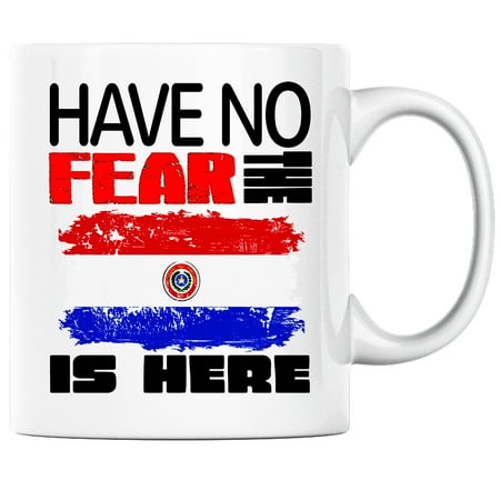 

Have No Fear the Paraguayan is Here Funny Coffee Mug Paraguay Heritage Pride