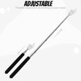 thumbnail image 3 of fafa-2Pcs Telescopic Teachers Pointer, Extendable Hand Pointer Finger Pointer Stick, Mini Retractable Classroom Pointer for Elementary School Kindergarten Teacher, Classroom Supplies (Black), 3 of 4