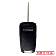 Car Keys Express GM Simple Key – 4 Button Flip Key Fob with Trunk Release