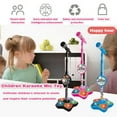thumbnail image 5 of 2026 New All-in-One Microphone Toy for Teens with Stand, Got Built-in Music, Colorful Lights, Echo Effects, Portable Karaoke Machine for Singing, Music Play, Fun and Easy-to-Use Black, 5 of 7