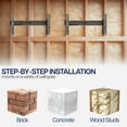 thumbnail image 2 of VIVO Pop-Out Video Wall Mounts, Fits 2 TV Screens 37 to 90 inches, 2 Mounts, 2 of 8