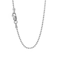 thumbnail image 1 of 14k Solid Yellow Or White Gold 1.2mm Diamond-Cut Bead Ball Chain 16" 18" 20", 1 of 2