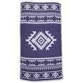 thumbnail image 5 of Bersuse Serviette Turque Tissée à la Main en Coton 100 %, 39X71 Pouces, Bleu Foncé, 5 of 5