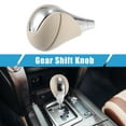 thumbnail image 2 of Unique Bargains Gear Shift Knob Stick Shifter for Lexus ES300h ES350 GS300 GS350 GS430 GS450h GS460 Beige Silver Tone, 2 of 7