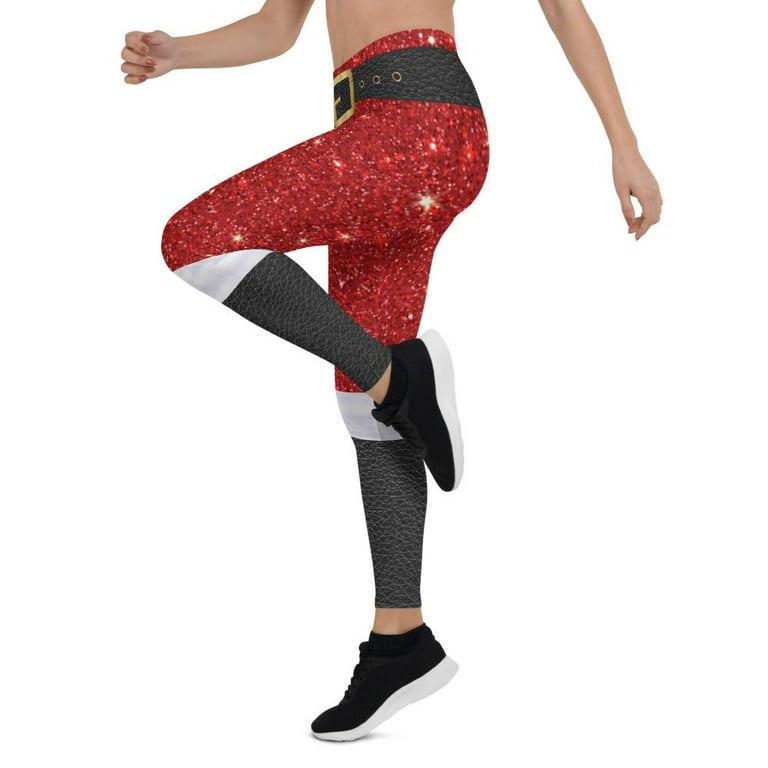 Santa pants shop leggings