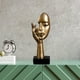 thumbnail image 4 of 2 estatuas decorativas de personajes abstractos con la figura del pensador. dorado y blanco, 4 of 8
