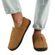 thumbnail image 1 of Zapatos para Sin Cordones Hombres Cuero Gamuza Antideslizante Cómodo Cálido Felpa Interior/Exterior Pies Diabéticos Hinchados, 1 of 9